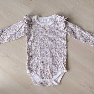 Jamie Kay Long Sleeve Floral Bodysuit 1 YR
